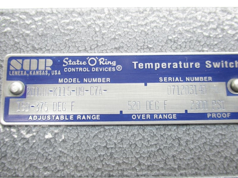 SOR 201NN-K115-U9-C7A-150-375 2300PSI NSNP