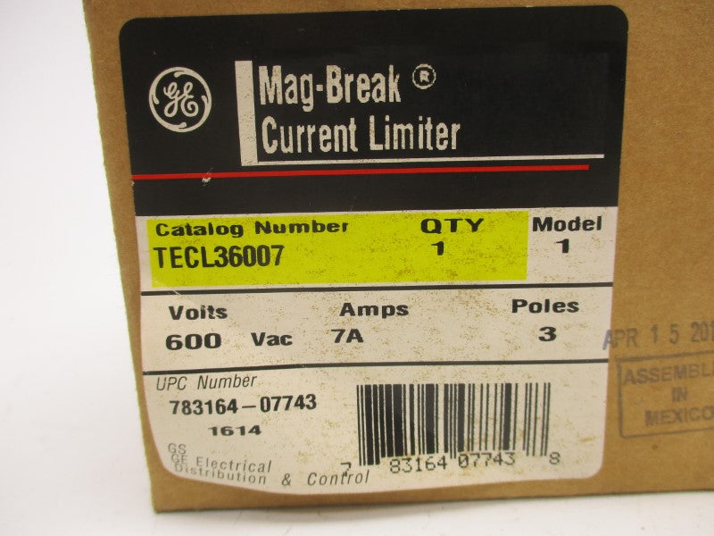 GENERAL ELECTRIC TECL36007 600VAC 7A NSMP