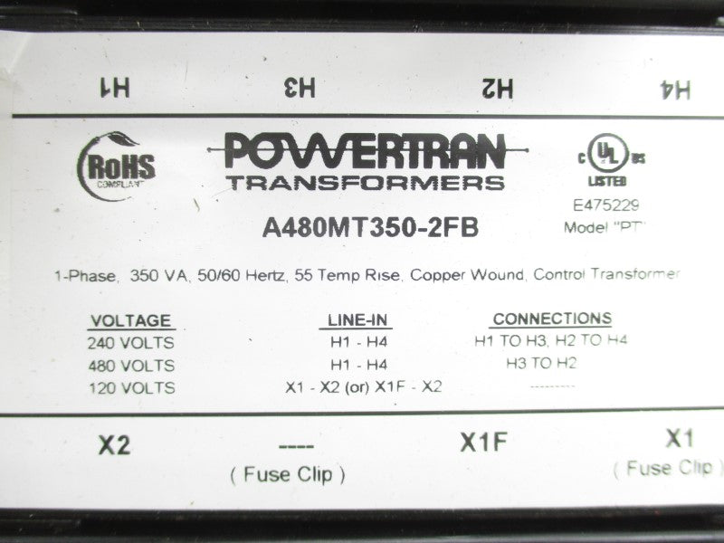 POWERTRAN A480MT350-2FB 480V NSNP