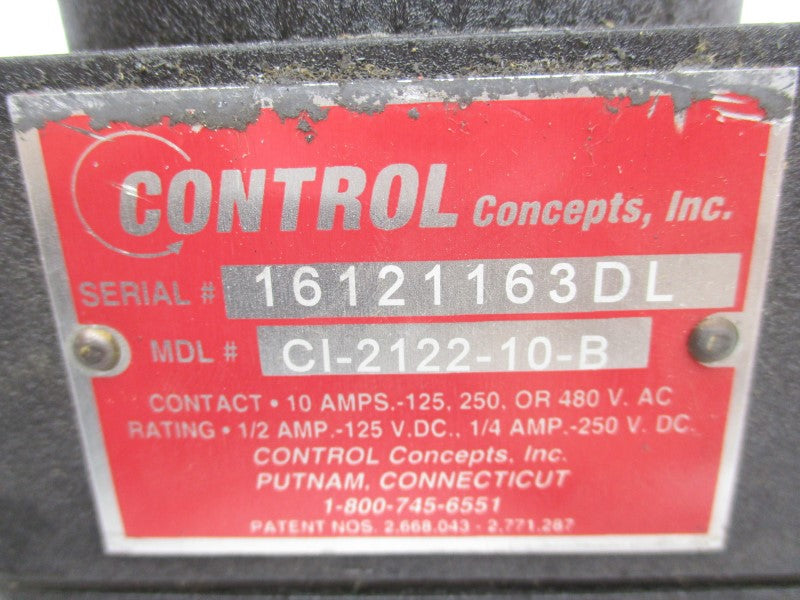 CONTROL CONCEPTS CI-2122-10-B 480VAC 10A NSNP