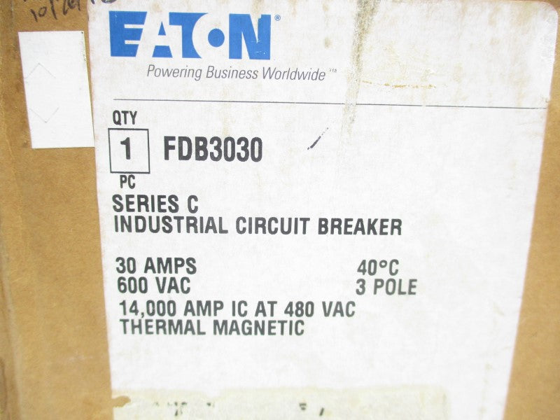 EATON FDB3030 SER. C 600VAC 30A NSMP