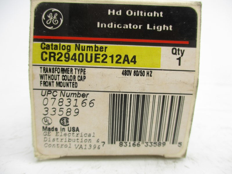 GENERAL ELECTRIC CR2940UE212A4 480V NSMP
