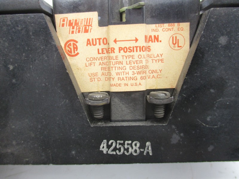ARROW HART 42558-A 600VAC NSNP