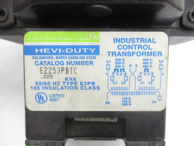 GENERAL SIGNAL E2253PBTC 480V NSNP
