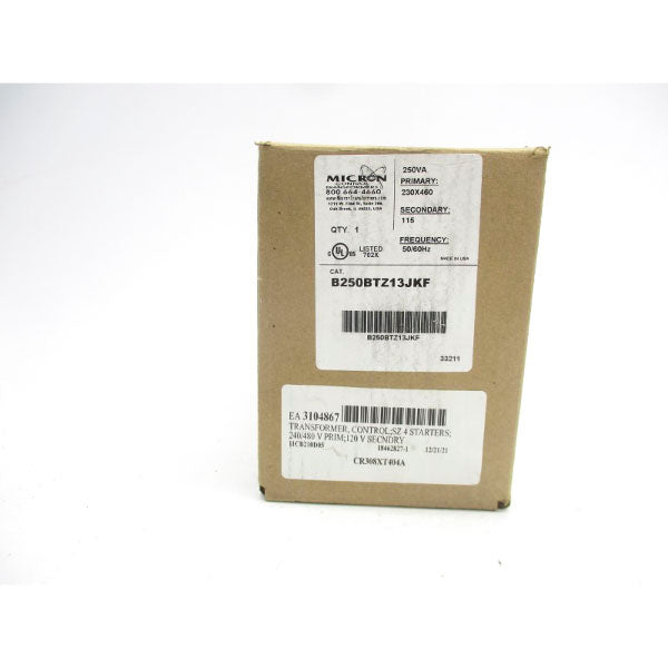 MICRON B250BTZ13JKF 240/480V NSFS