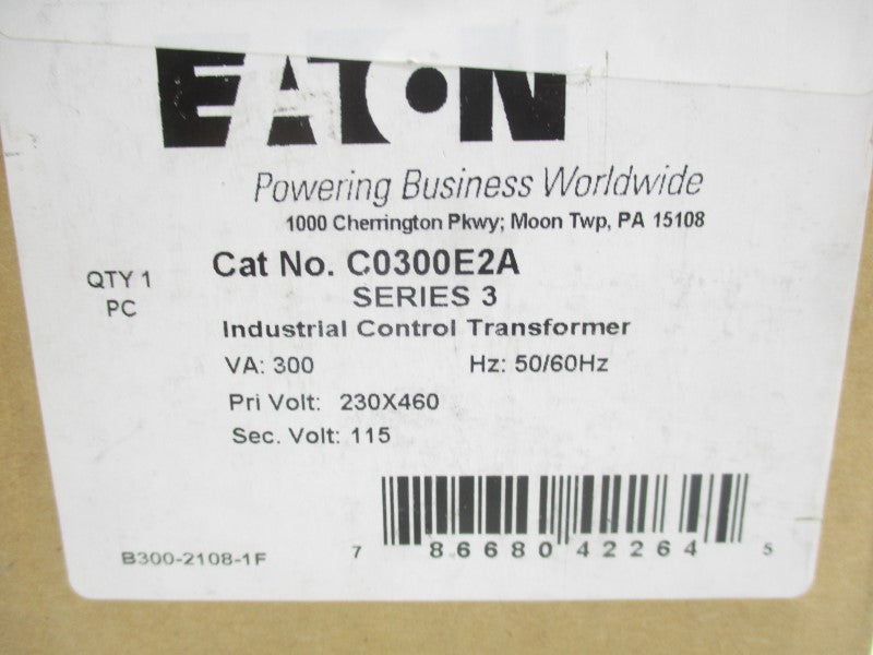 EATON C0300E2A SER. 3 230/460V NSFS