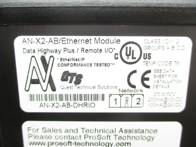 QUEST TECHNICAL SOLUTIONS AN-X2-AB-DHRIO 24VDC NSMP