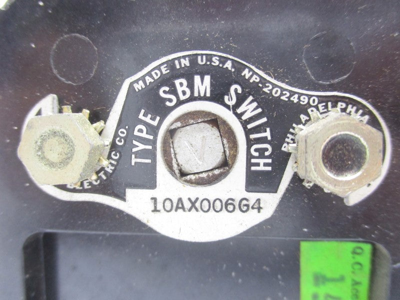 GENERAL ELECTRIC  10AX006G4 UNMP