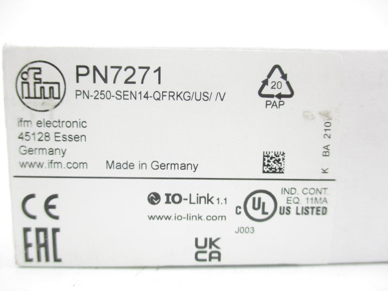 IFM EFECTOR PN7271 PN-250-SEN14-QFRKG/US//V NSMP