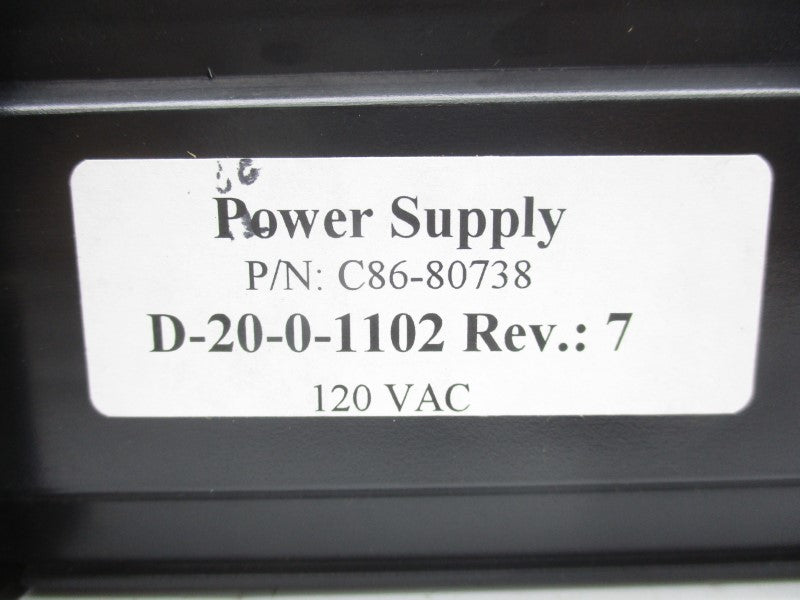 ABB C86-80738 D-20-0-1102 120VAC REV. 7 NSNP