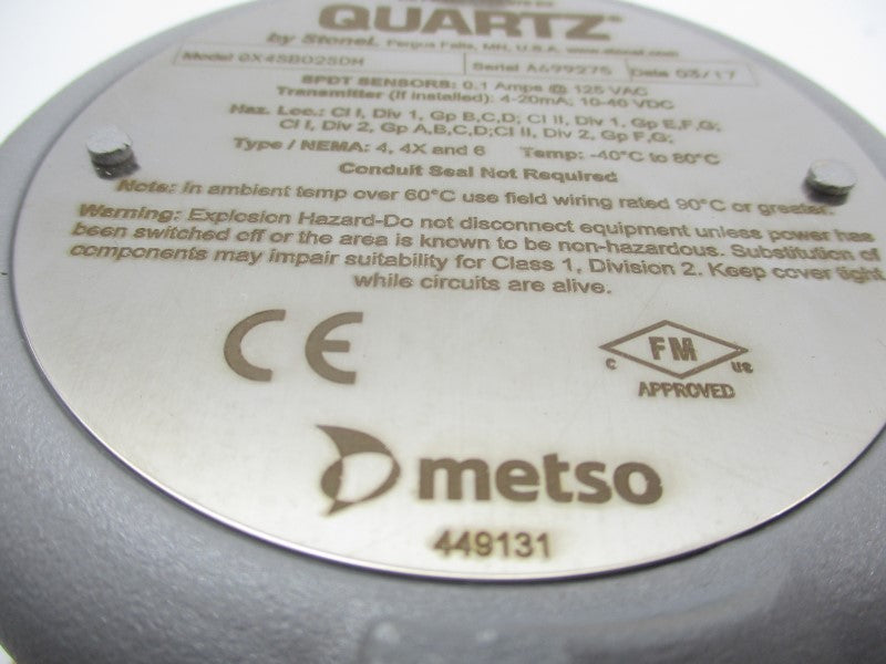 METSO QX4SB02SDM 125VAC 0.1A NSNP