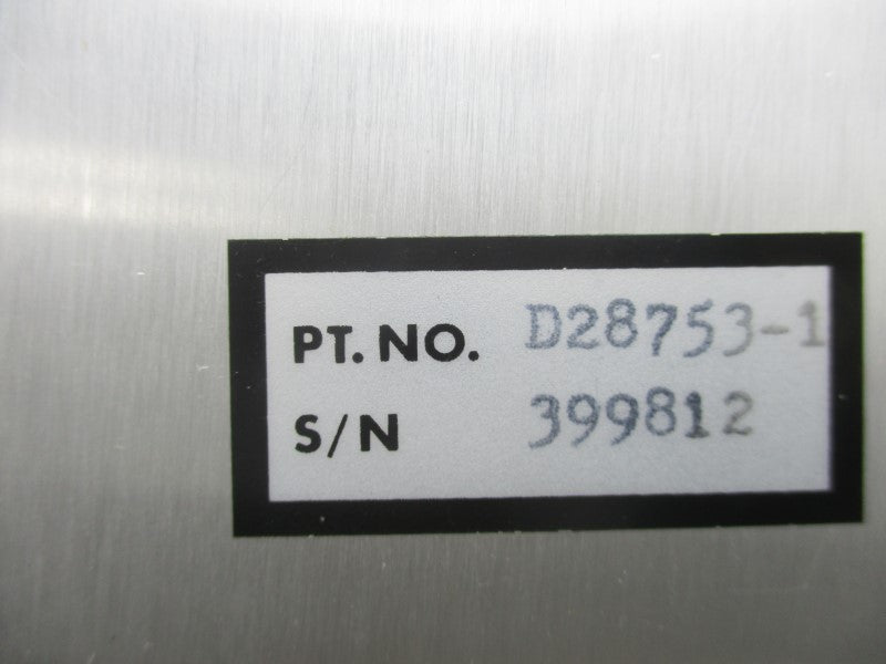 STOCK EQUIPMENT D28753-1 196NT NSNP