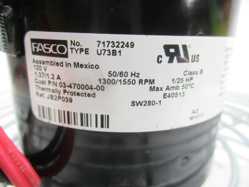 FASCO 71732249 U783B1 120V 1.37/1.2A NSNP