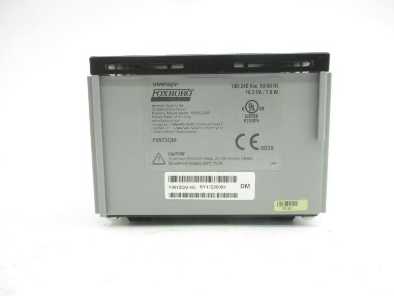 FOXBORO P0972QM-0C 100-240VAC 16.3A NSNP