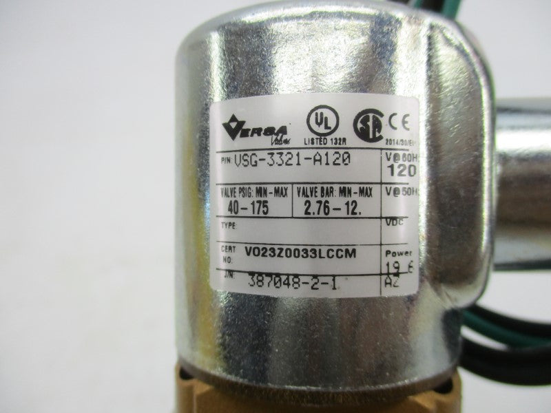 VERSA VSG-3321-A120 120V 40-175PSI NSMP