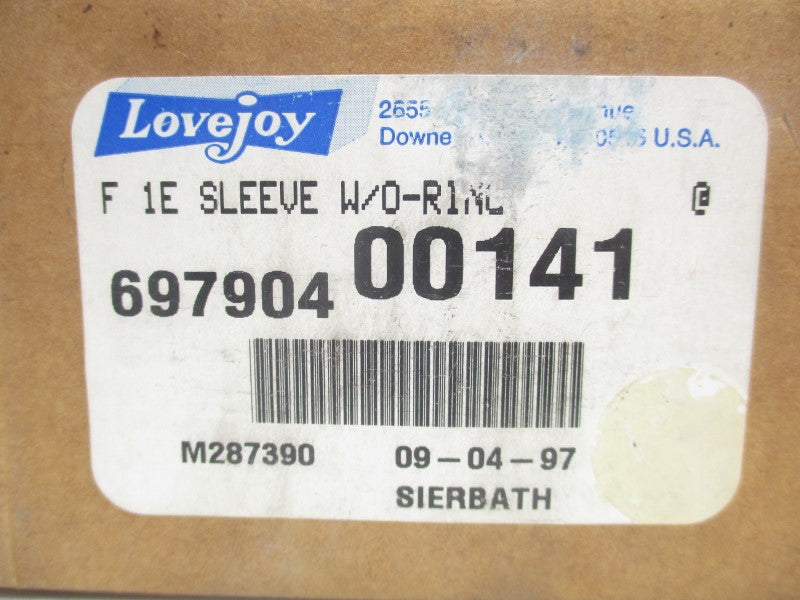LOVEJOY F1E-SLEEVE-W/O-RING 69790400141 NSMP