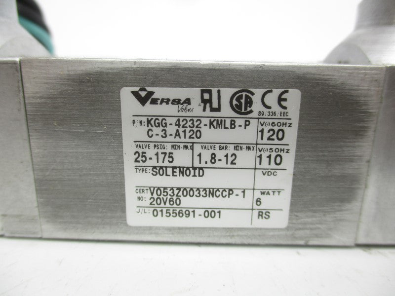 VERSA KGG-4232-KMLB-PC-3-A120 110/120V 25-175PSI NSMP
