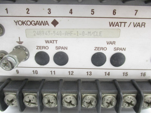 YOKOGAWA 248943-540-AHF-1-0-M/CLE 120VAC 5A NSNP