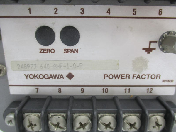 YOKOGAWA 248973-640-AHF-1-0-P 120VAC 5A NSNP