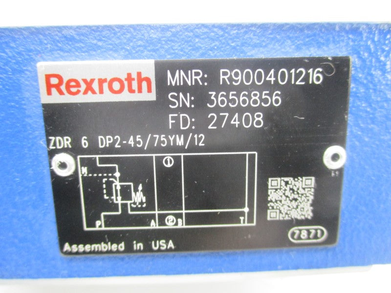 REXROTH ZDR 6 DP2-45/75YM/12 R900401216 NSNP