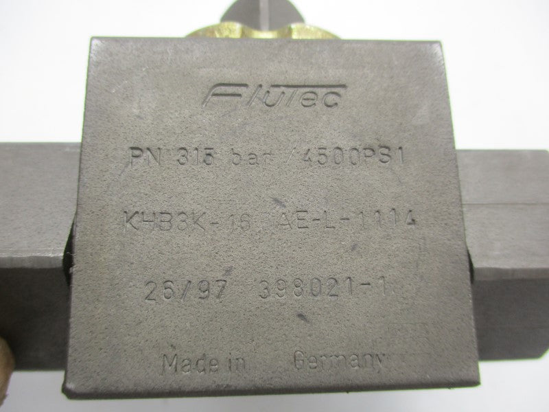 FLUTEC KHB3K-16SAE-L-1114 4500PSI NSNP