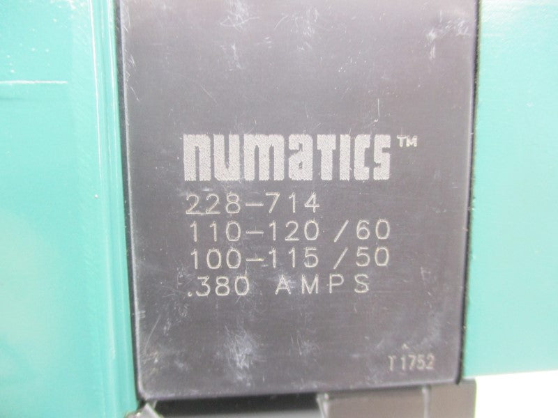NUMATICS 554SA431K000030 100-115/110-120V .37A 150PSI NSNP
