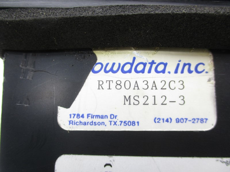 FLOWDATA RT80A3A2C3 MS212-3 RT8000 12V UNMP