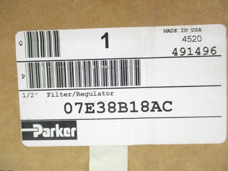 PARKER 07E38B18AC 1/2" NSFS
