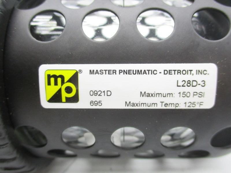 MASTER PNEUMATIC L28D-3 150PSI 3/8" NSMP