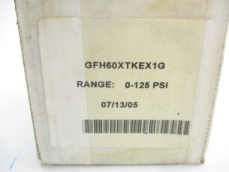 ITT INDUSTRIES GFH60XTKEX1G 0-125PSI NSMP