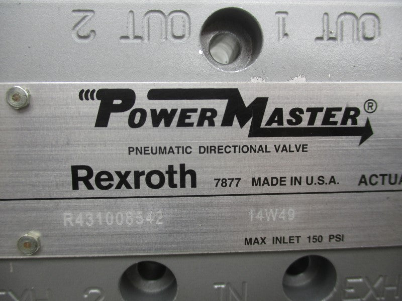 REXROTH R431008542 120V 150PSI UNMP