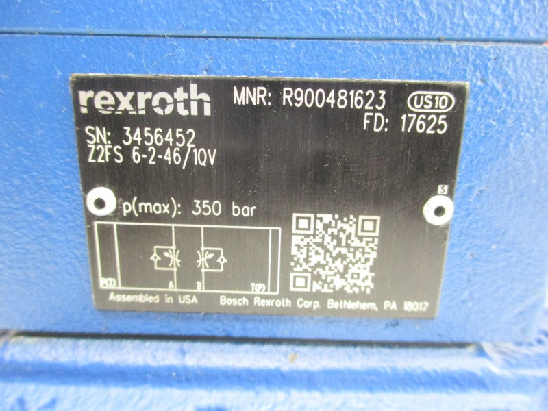 REXROTH 4WEH16J7X/6EG24N9ETS2K4 24VDC 1.25A NSNP