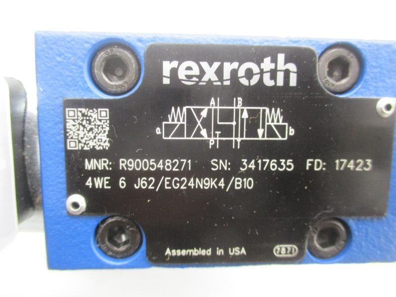 REXROTH 4WEH16J7X/6EG24N9ETS2K4 24VDC 1.25A NSNP