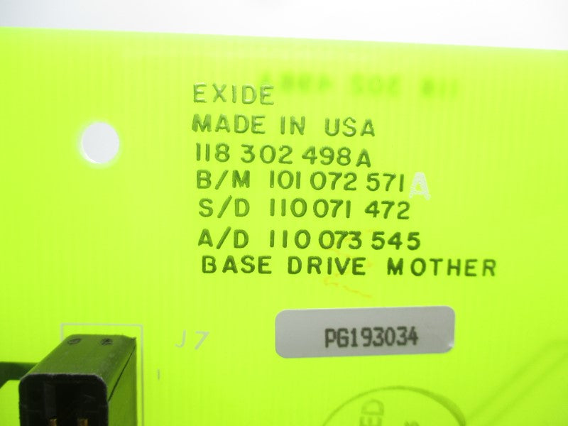 EXIDE 118302498A NSNP