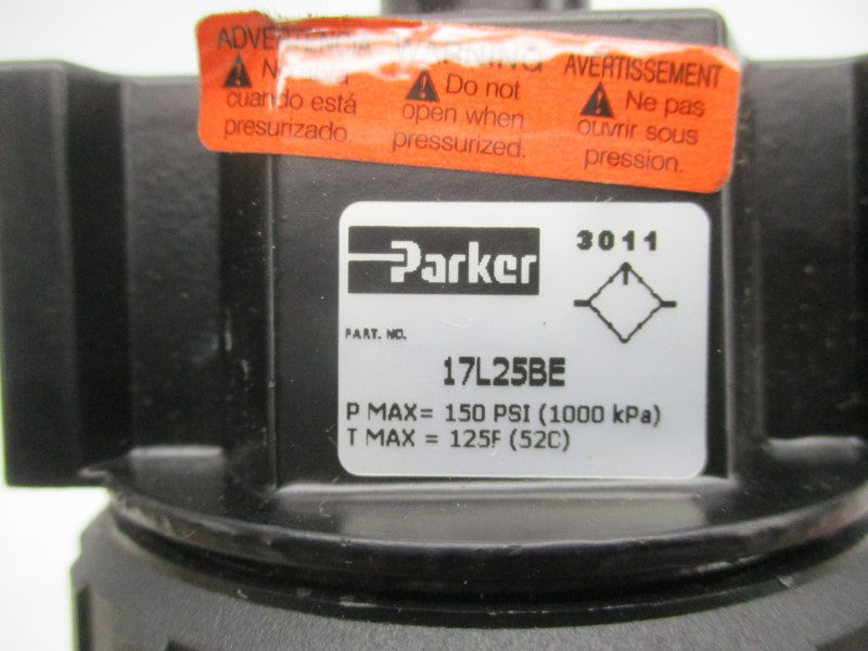 PARKER 17L25BE 150PSI 3/8" NSMP