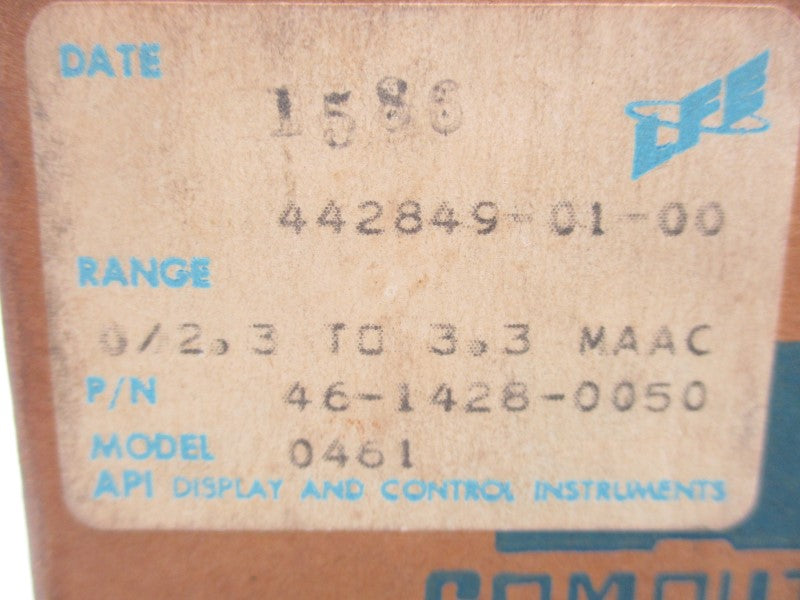 API 46-1428-0050 0461 NSMP