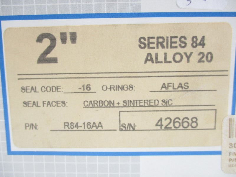 FIVE STAR SEAL R84-16AA SER. 84 2" NSMP