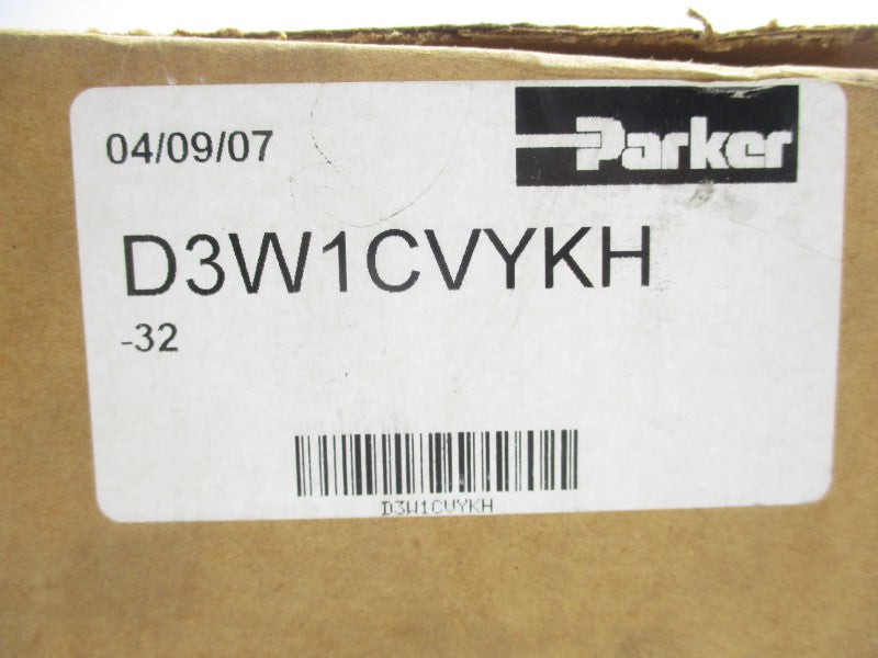 PARKER D3W1CVYKH32 110/120V 0.72-0.80A 5000PSI NSMP