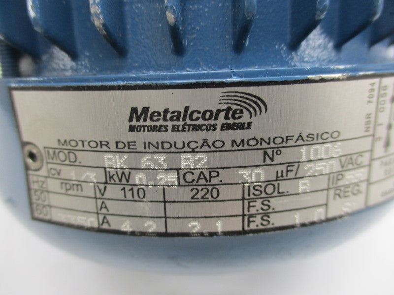 METALCORTE BK63B2 250VAC 2.1/4.2A UNMP