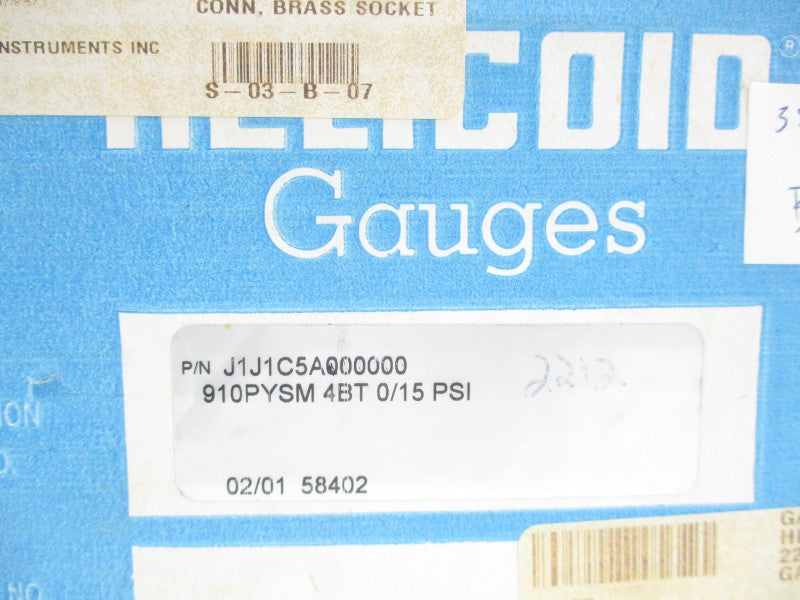 HELICOID J1J1C5A000000 0-15PSI NSMP