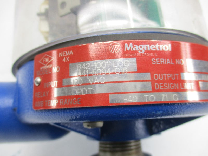 MAGNETROL 842-1001-LOO-041-5094-016 120VAC UNMP