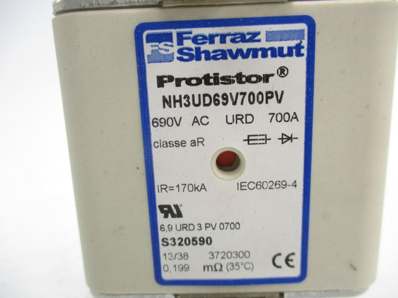 MERSEN NH3UD69V700PV S320590A 690VAC 700A NSMP
