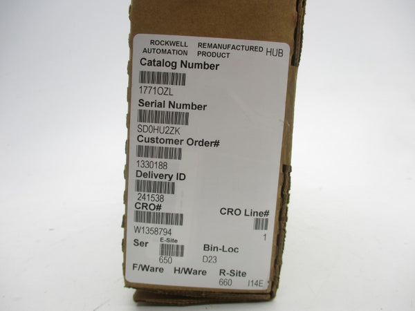 ALLEN BRADLEY 1771-OZL 0-24V REMAN