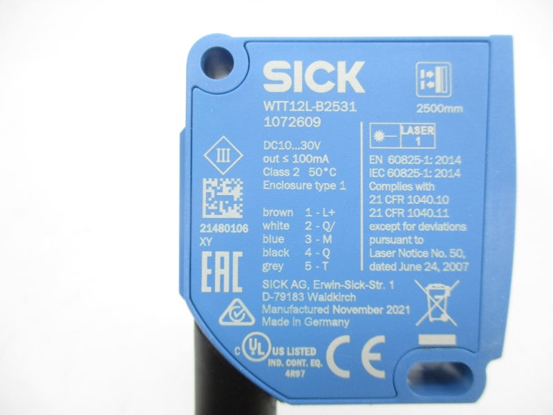 SICK WTT12L-B2531 1072609 10-30VDC NSMP