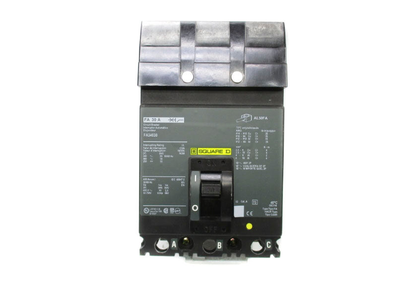 SQUARE D FA34030 480VAC 30A NSNP