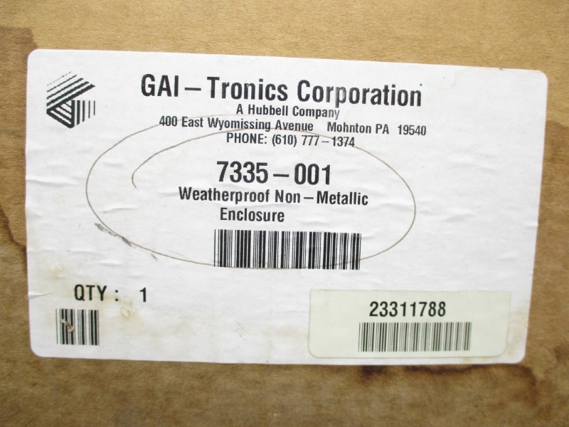 GAI TRONICS 7335-001 NSMP