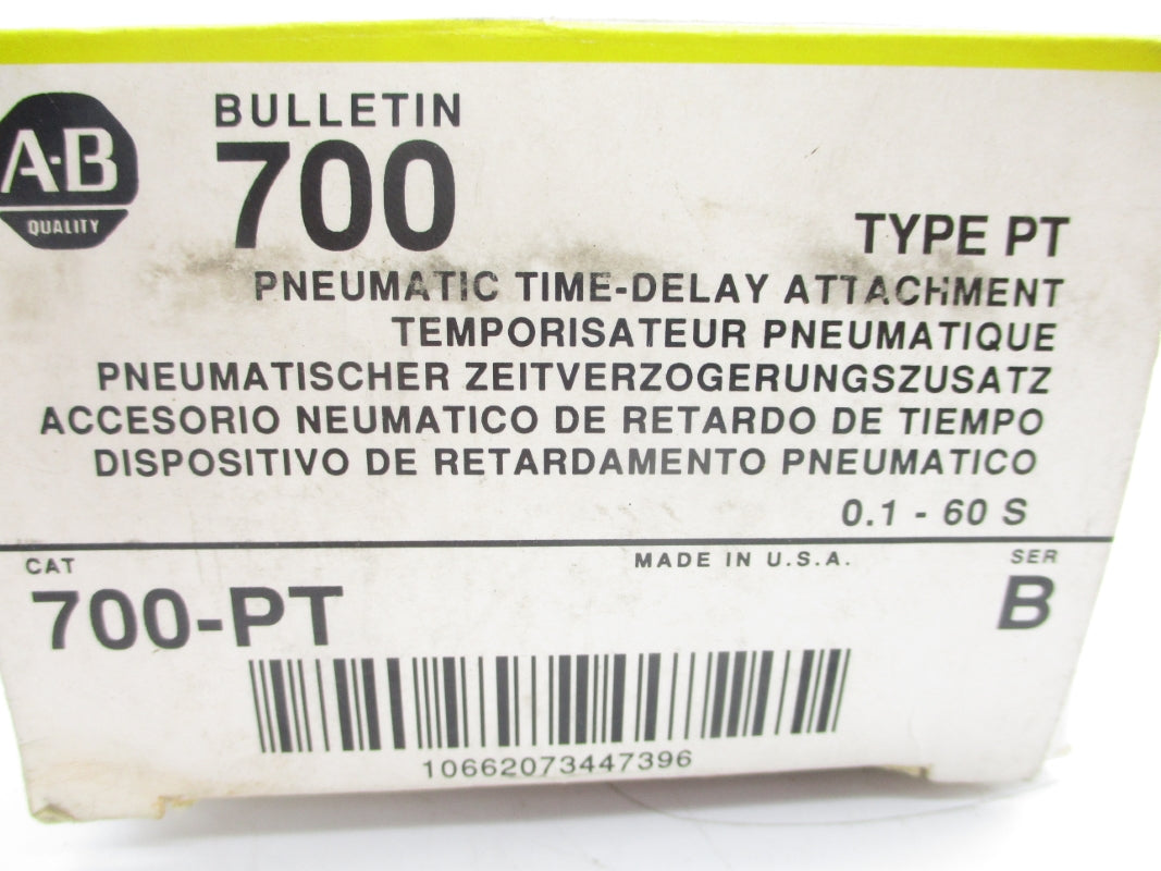 ALLEN BRADLEY 700-PT SER. B 0.1-60S (BK/YL) NSMP