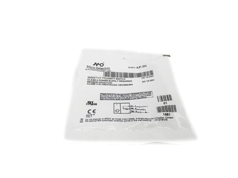 MICRO DETECTORS AM1-AP-3H 10-30VDC NSMP