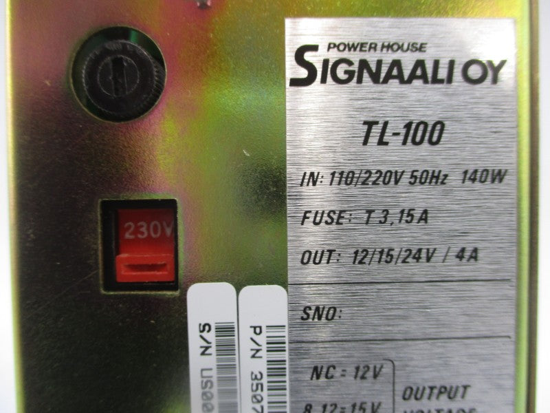SIGNAALIOY TL-100  110/220V 15A UNMP