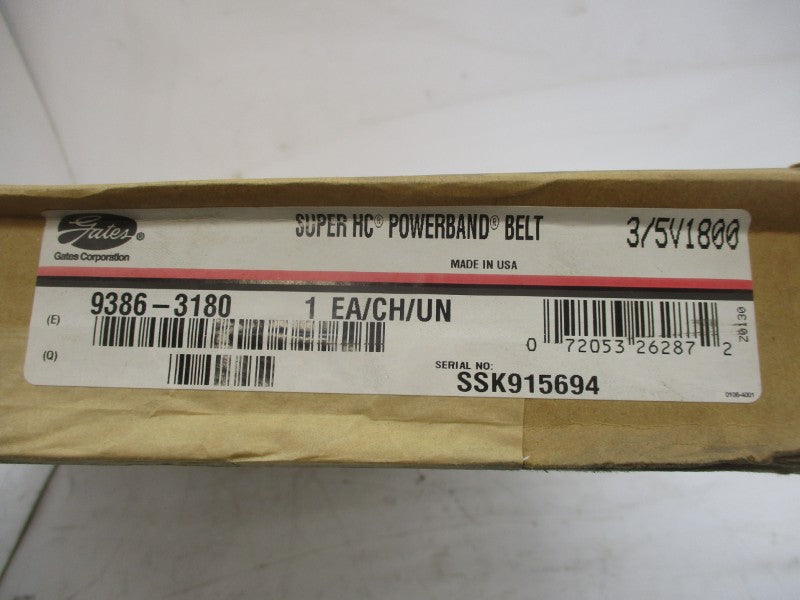 GATES 3/5V1800 9386-3180 NSFS